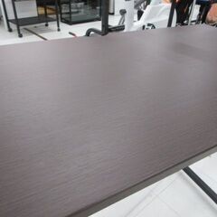 ニトリ デスク ザッキー 幅95cm ダークブラウン ワークデスク パソコンデスク PCデスク 机 家具 NITORI 苫小牧西店の画像