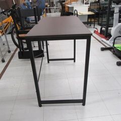 ニトリ デスク ザッキー 幅95cm ダークブラウン ワークデスク パソコンデスク PCデスク 机 家具 NITORI 苫小牧西店の画像