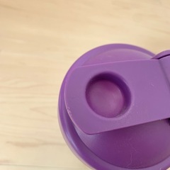 シェイカー ボトル タンブラー 400ml 紫 パープル 水筒 ミニサイズ ブレンダー プロテインの画像