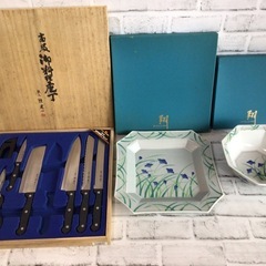 ※008 美濃焼 SHOZAN/翔山 青花銀彩シリーズ 角盛皿/...