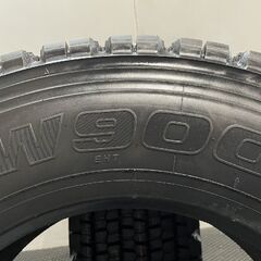 【新品】24年製 札幌発 引取OK BS W900 245/70R19.5 136/134J 19.5インチ トラックタイヤ スタッドレス 2本 低床 大型トラック　(JRC094)クレジットカード QRコード決済可能の画像