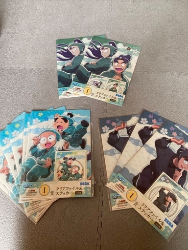 セガ ラッキーくじ『劇場版 忍たま乱太郎 ドクタケ忍者隊最強の軍師』忍務遂行！の段 忍たま くじ クリアファイル ステッカー