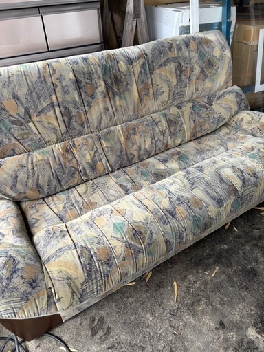 KARIMOKU カリモク アンティーク 二人掛けソファー 布製 幅167㎝