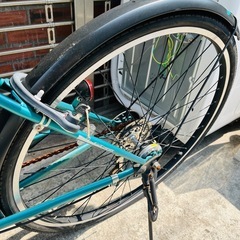 《売約済》【池上店】【～4/14限定SALE！店内全品20%お値引き！】  自転車　クロスバイク　マウンテンバイク　チャリ　サイクル　comfort sport コーナン　ライト　ギア　変速　付き　2021年購入品の画像