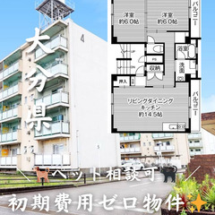 【大分県・中戸次】＼ 💓🐾ペット相談可能🐾💓／ 初期費用無料✨️...