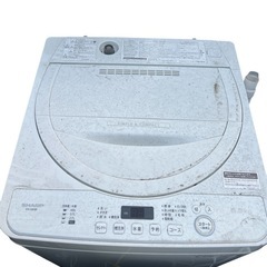 SHARP シャープ 全自動洗濯機 5.5kg 高濃度洗浄 時短...