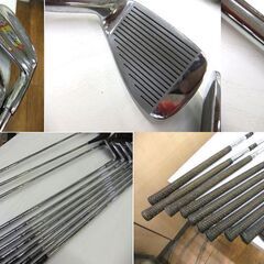 レトロ ゴルフクラブ 右用 ウッド アイアンセット ウッドにヘッドカバー付き 中古 札幌市厚別区 厚別店の画像