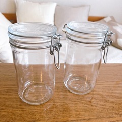 ガラスジャー　キャニスター／ワケあり品