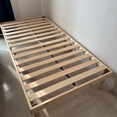 【お渡し先決定】すのこベッド(ベッドフレーム•シングル用)