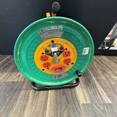 【中古】日動 KS-EK34 ドラムリール 30m アース付　ブレーカー付の画像
