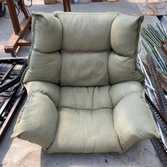 ふかふかの座椅子 グリーン