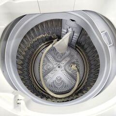6.0kg 洗濯機 2017年製 シャープ ES-GE6A ホワイト×ピンク 全自動洗濯機 SHARP 6kg 札幌市 平岸店の画像