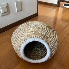 ペット　猫用　ラタンベッド