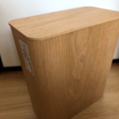 無印良品 ごみ箱・袋止めワイヤー付(3/31まで、引き取りで無料)の画像