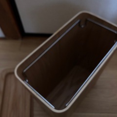 無印良品 ごみ箱・袋止めワイヤー付(3/31まで、引き取りで無料)の画像