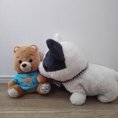 喋るクマ　豆しばぬいぐるみ　セット