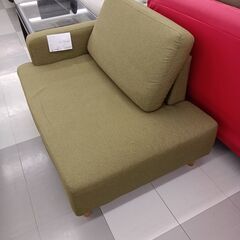 ★ジモティ割あり★  ソファー 緑 H59×D78×W110 クリーニング済み TC2922の画像