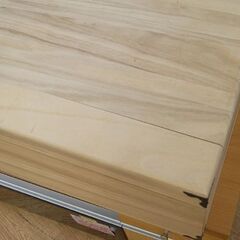 ① 桐 衣装ケース 幅42×奥98×高21cm 衣裳ケース 桐衣装箱 桐箱 桐箪笥 札幌市 清田区 平岡の画像