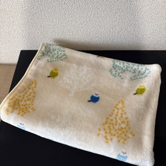 インコ柄　ブランケットの画像