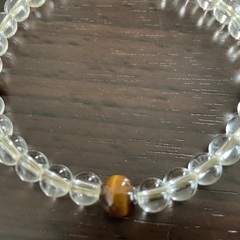 水晶　ブレスレットの画像