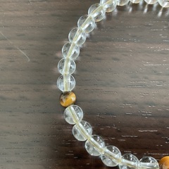水晶　ブレスレットの画像