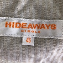 HIDEAWAYS NICOLOSハイダウェイ ニコル メンズ  46サイズ ブラック ジーンズ 【ZW.029】の画像