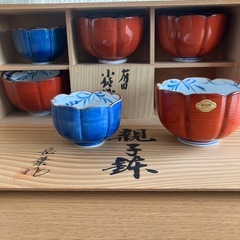 有田焼／親子鉢　岳葉作
の画像