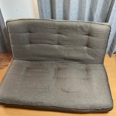 二人掛けソファ　リクライニング機能付きの画像