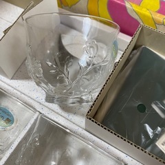 【取引終了】ガラス茶器の画像
