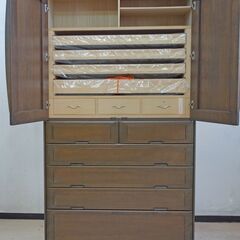 【新品未使用品】和たんす　着物タンス　和服タンス　衣類収納　高級婚礼家具　北海道産の画像