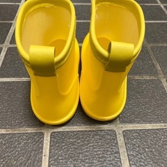 子ども　キッズ長靴　20センチ　黄色の画像