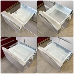 【超美品‼️】東芝 2019年製 509Lノンフロン冷凍冷蔵庫 ベジータ 自動製氷 高級ガラスドア サテンゴールド♪の画像