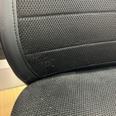 ニトリ　ワークチェア　デスクチェア　回転　メッシュ　黒　ブラック 事務椅子 キャスター オフィスチェア 肘無オフィスチェアの画像