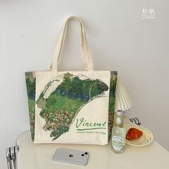 バッグ 鞄 ゴッホ キャンバス トートバッグ 芸術 プリント ド...