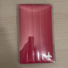 【新品】FENICE パスポートケース 赤の画像