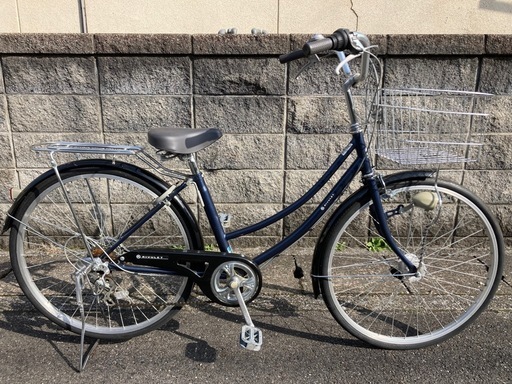 【26インチ自転車】美品❗️外装6段変速、LEDオートライト付❗️BAA認定車　若林自転車　浜大津店　SALE中❗️