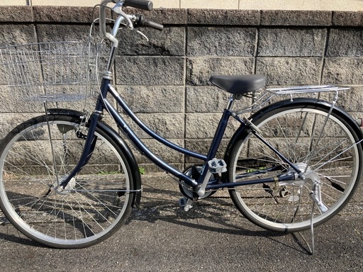 【26インチ自転車】美品❗️外装6段変速、LEDオートライト付❗️BAA認定車　若林自転車　浜大津店　SALE中❗️