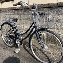 【26インチ自転車】美品❗️外装6段変速、LEDオートライト付❗️BAA認定車　若林自転車　浜大津店　SALE中❗️の画像