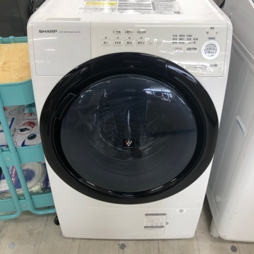 安心の6ヶ月保証付き！SHARPドラム式洗濯乾燥機2021年製7.0kg 3.5kg【トレファク堺福田店】