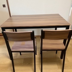 【値下げ】ダイニングテーブル＆ダイニングチェア