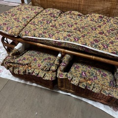 ⭐︎人気⭐︎籐家具　ラタン　ソファの画像