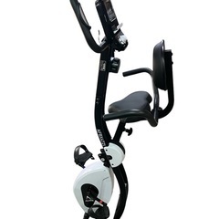 美品　アルインコ クロスバイク4721 AFBX4721GR ホワイト　 フィットネスバイク エアロバイク 折りたたみ トレーニング バイクビクス の画像