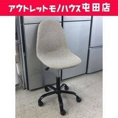ワークチェア 昇降チェア 肘無し ファブリック キャスター付き ...