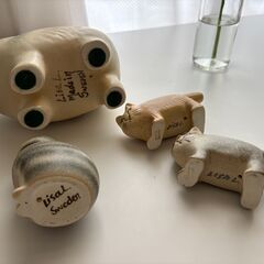 リサ　ラーソン　Lisa Larson 　猫の置物　4つセットで（美品）の画像