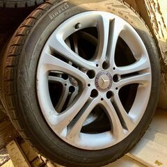 ベンツ純正 タイヤホイール 4本セット スタッドレスタイヤ