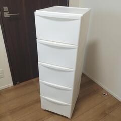 【売れました】美品収納家具衣装ケースカラーボックス引き出し型5段...