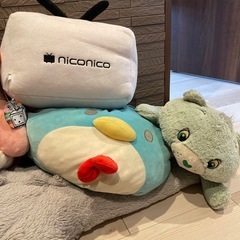 ビッグサイズのぬいぐるみ達の画像