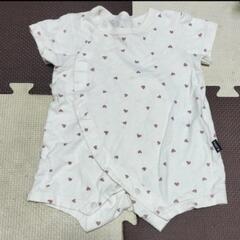西松屋 半袖ハート❤️ ロンパース
