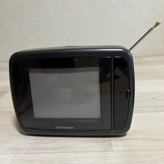 【完売】maruman MTC-064 小型 モニター ブラウン管 テレビ 通電確認のみ ジャンク品 レトロ 家電 レア 希少の画像