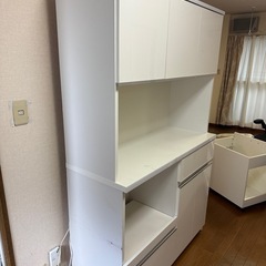 土井インテリア　食器棚　レンジラック　キッチン収納　の画像